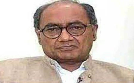 कांग्रेस प्रत्याशी के सहयोगी की कथित हत्या का मामला, दिग्विजय उतरे सड़क पर