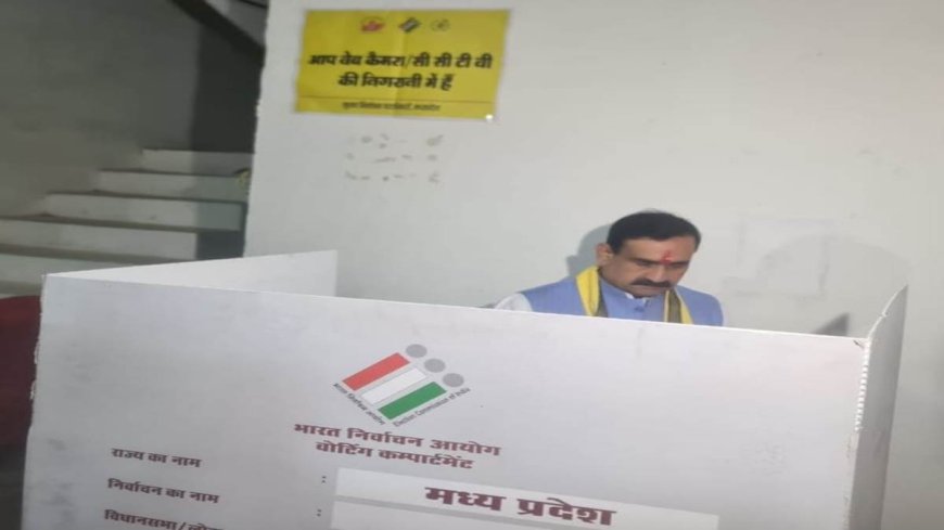 भाजपा ने अटेर के 16 मतदान केंद्रों पर पुर्नमतदान कराने की चुनाव आयोग से की मांग