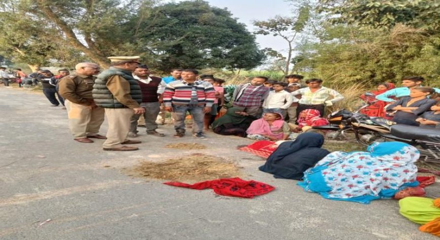 बहराइच में ट्रैक्टर की टक्कर से महिला की मौत