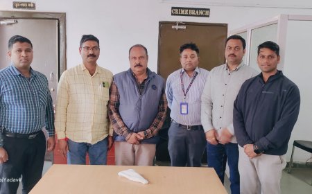 थाना क्राइम ब्रांच की टीम द्वारा निगरानी, इनामी बदमाश व कई महिनों से फरार आरोपी को अवैध हथियार के साथ किया गिरफ्तार आरोपी से बरामद किया एक देशी कट्टा व 01 जिन्दा कारतूस*