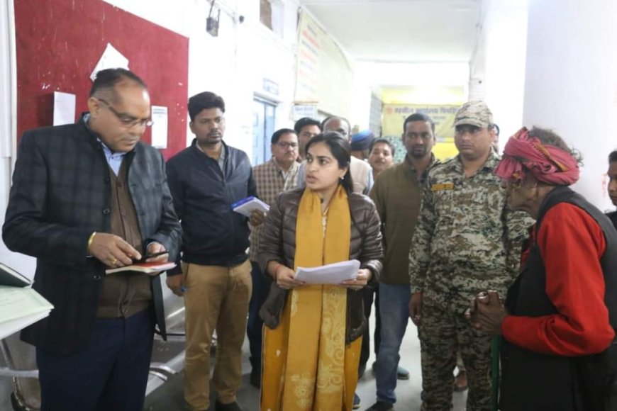 कलेक्टर सुश्री मीना ने पिपरिया और बनखेड़ी क्षेत्र का किया सघन दौरा