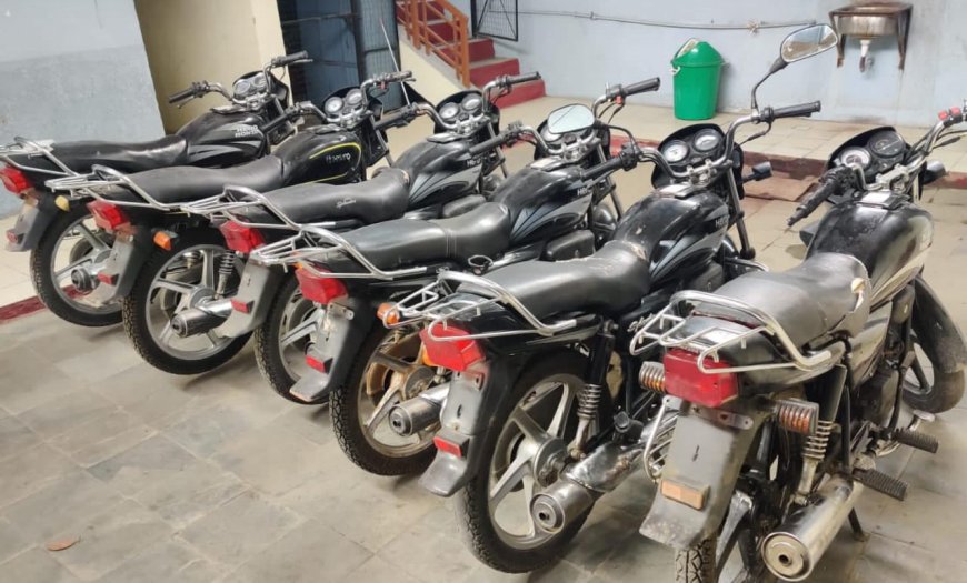 मोबाईल पर शादी का मुर्हत देखकर शादी गार्डनो से दो पहिया वाहन चोरी करने वाले चोरो को किया गिरफ्तार