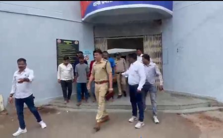 सेंट्रल जेल के बाहर पैरोल पर आए हुए व्यक्ति छोड़ने गए हुए मर्डर के फरार आरोपी गिरफतार