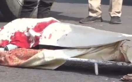 एक तेज रफ्तार बस ने बाइक सवार को जोरदार टक्कर मार दी ... टक्कर इतनी तेज थी कि बाइक सवार सहित दो लोगों की मौके पर ही मौत हो गई